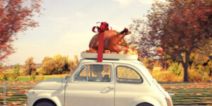 thanksgiving is coming soon. 3d rendering